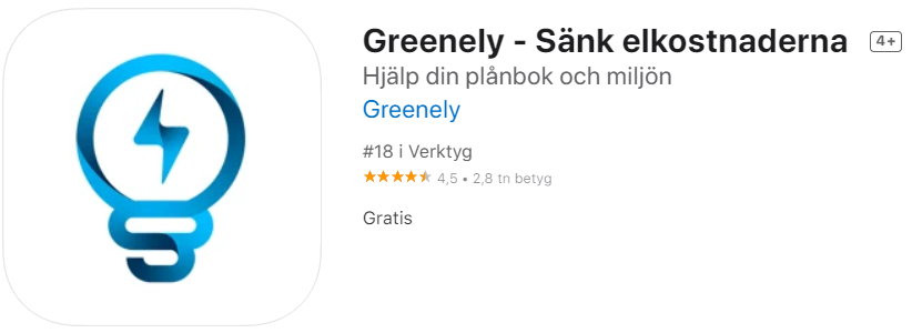 Greenely - Betyg på App Store